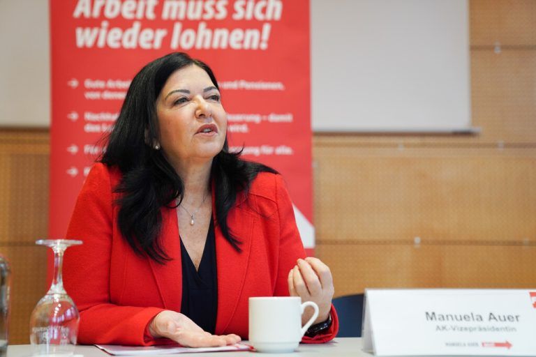 FSG-Spitzenkandidatin Manuela Auer. ÖGB