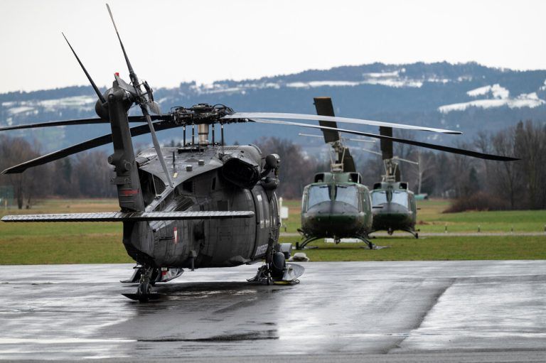 Im Rahmen der Operation „Dädalus24“ überwacht das Bundesheer den Luftraum in der Umgebung von Davos. Land Vorarlberg/a, Serra