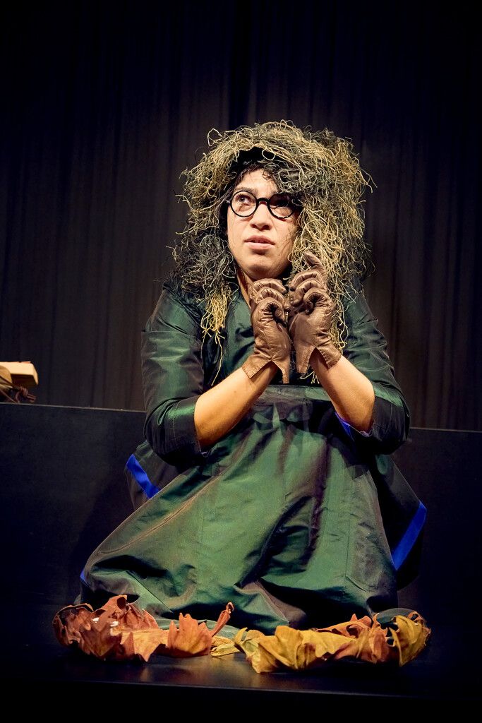 Isabella Campestrini in dem von ihr geschriebenen und umgesetzten Stück „Die Wald“. Anja Köhler