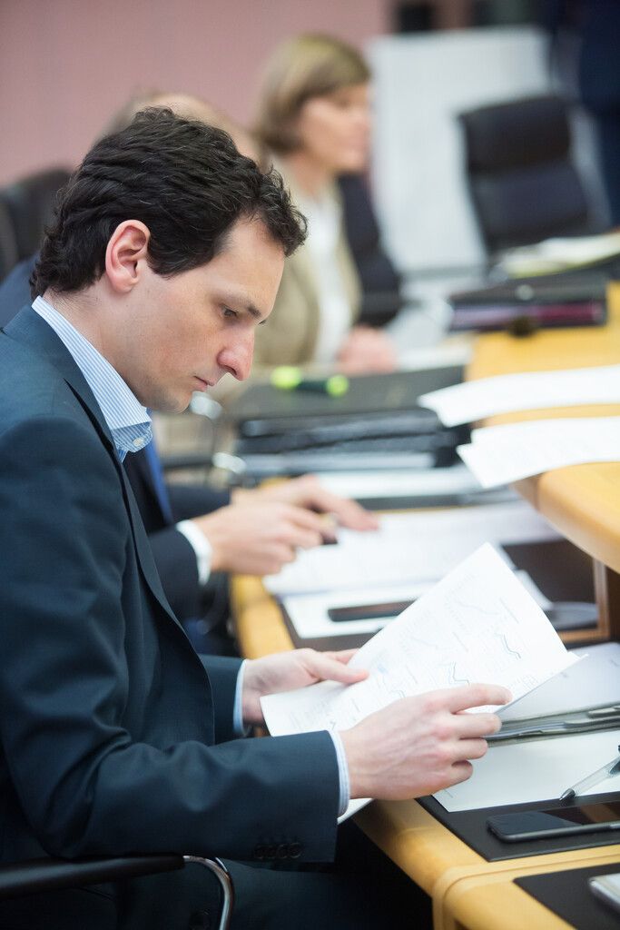 Julian Fässler im Jahr 2016 im Landtag.