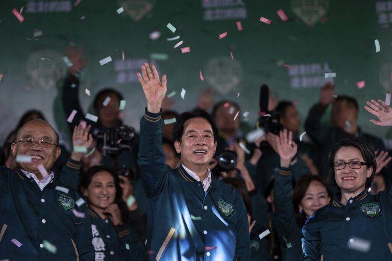 Lai Ching-te hat die Präsidentschaftswahl in Taiwan gewonnen.AP Photo/Louise Delmotte