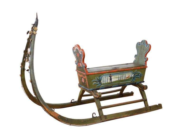 Schlitten sind Thema der Weihnachtsschau. Kulturmuseum St. gallen