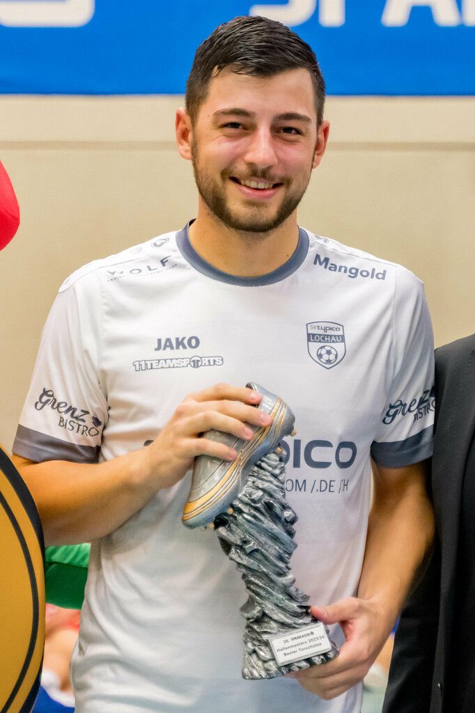 Torschützenkönig Fabio Feldkircher vom SV Lochau.