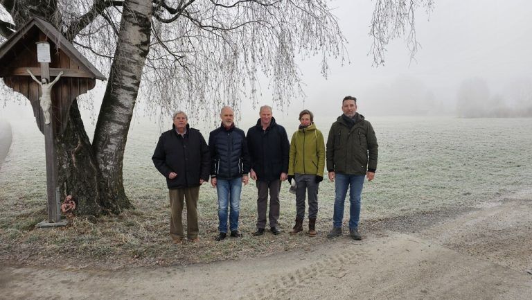 V.l.: Helmut Komposch, Konrad Müller, Herbert Sohm, Silke Kräutler und Bernd Schnetzer.Privat