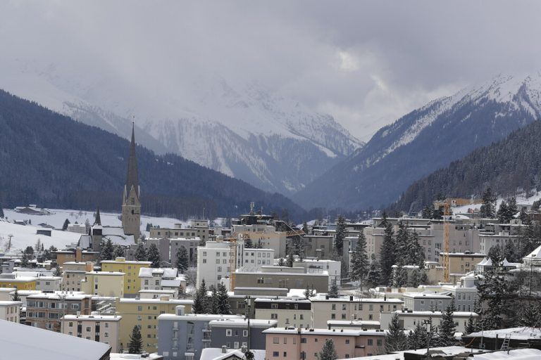 Antisemitismus-Verdacht im Schweizer Skiort Davos. AP