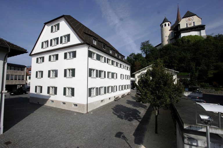 Das Rathaus in der Marktgemeinde Rankweil. MG Rankweil