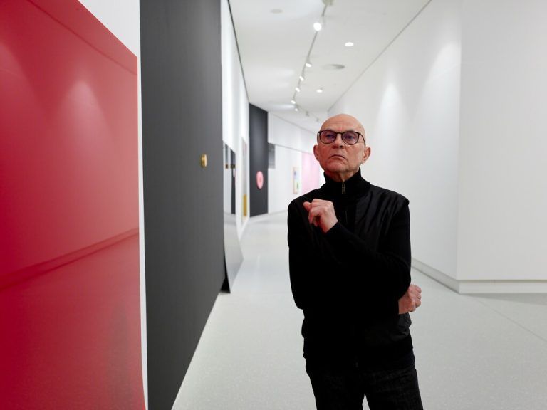 Der Linzer Künstler Gerwald Rockenschaub. Michael Maritsch