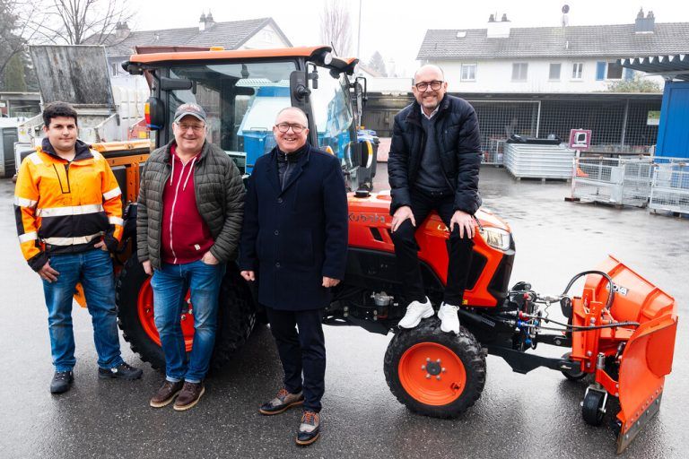 Der Traktor wurde an den Bauhof übergeben.Stadt Bregenz