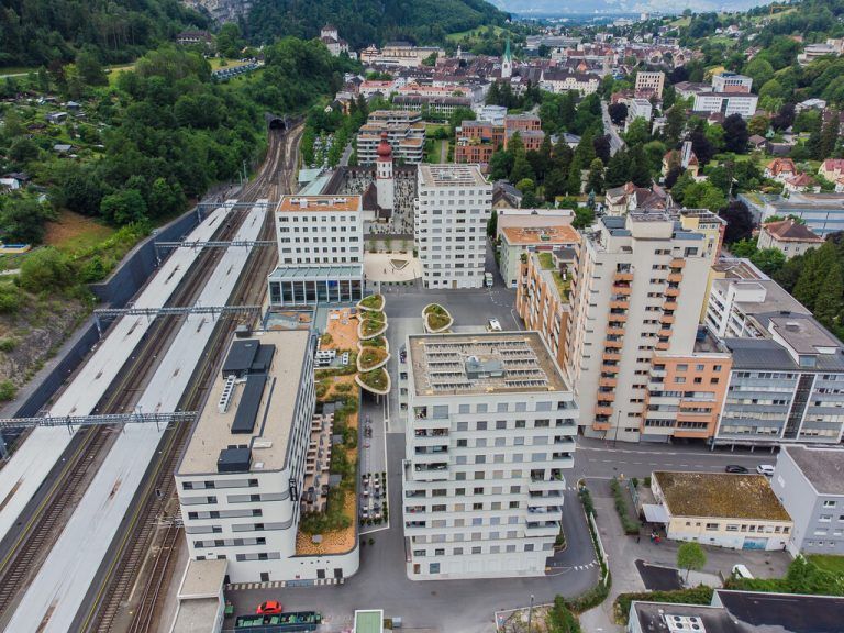 Die neue Bahnhofcity Feldkirch.Philipp Steurer/ FUTURE BAUART