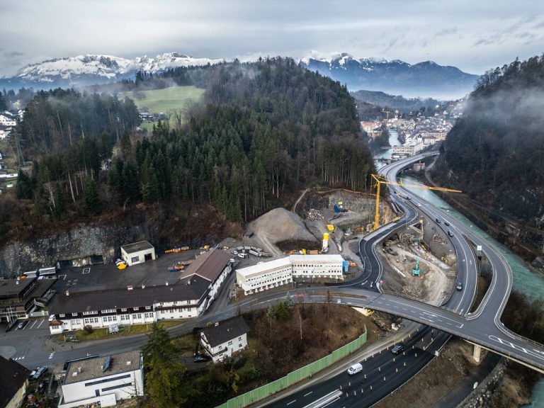 Die Tunnelspinne in Feldkirch. Klaus hartinger