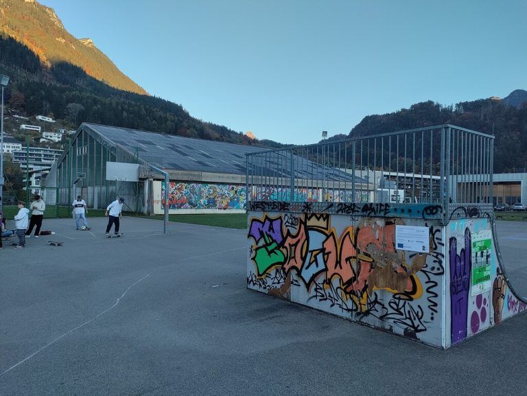 Flächen sollen künftig für Freizeitaktivitäten wie Skaten, Basketball oder Fußball zur Verfügung stehen. Stadt Bludenz