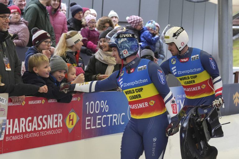 Kindl und Steu konnten sich gestern feiern lassen. AP