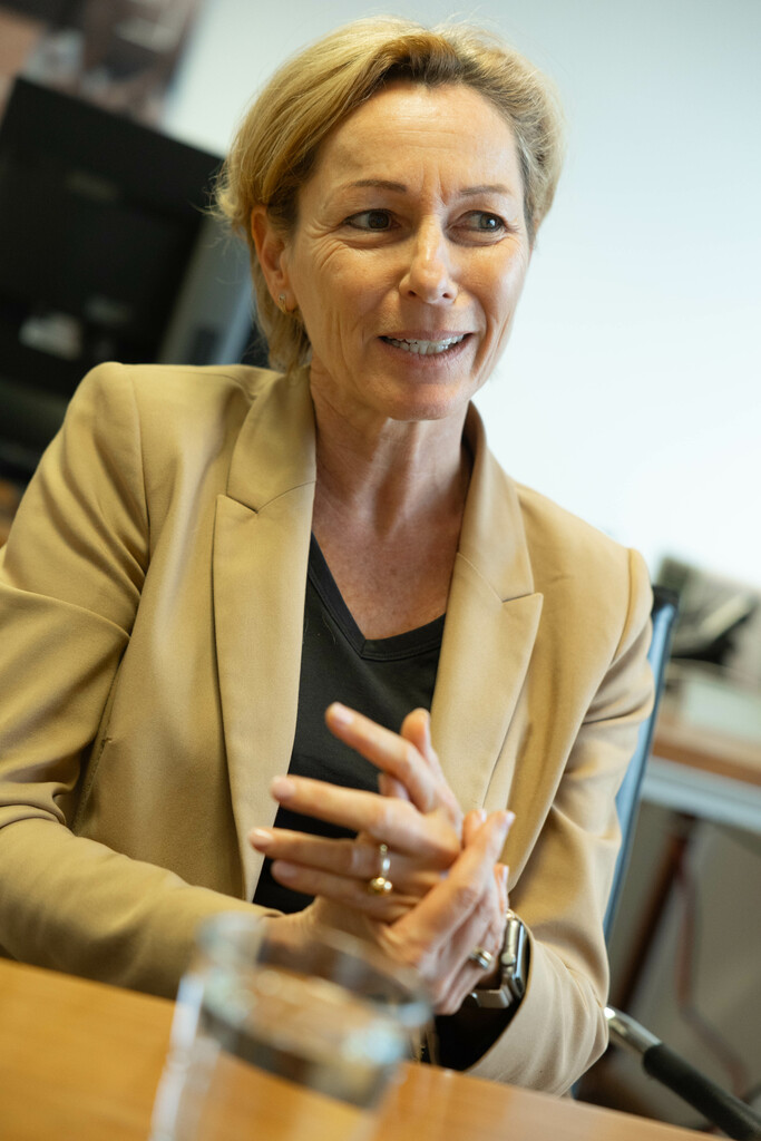 Martina Rüscher traf sich mit dem Lindauer Landrat.HArtinger