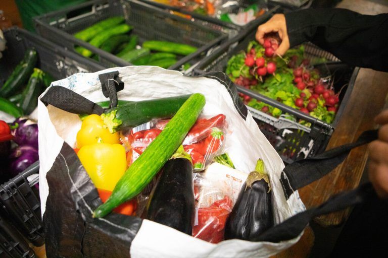 Viel Gemüse und Obst wurde ausgegeben.Neue