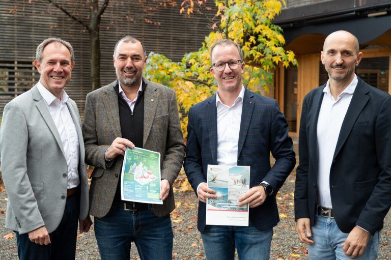 Christian Schützinger, Markus Kegele und Christian Gantner (von links).