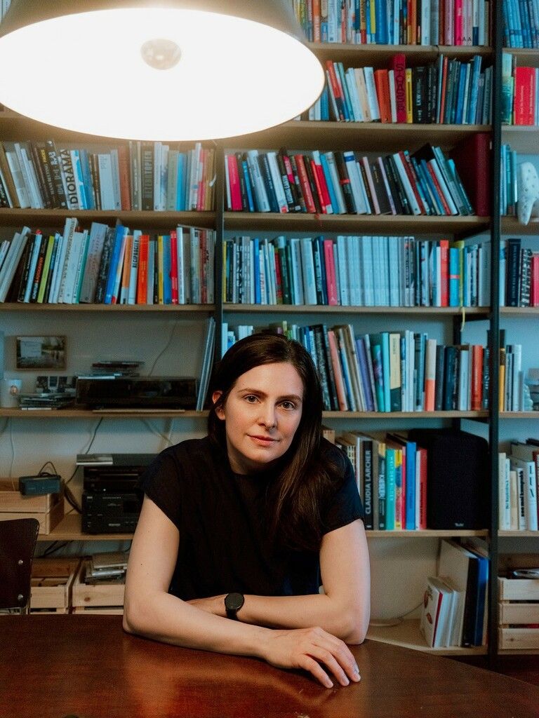 Claudia Larcher im Porträt.Claudia Larcher