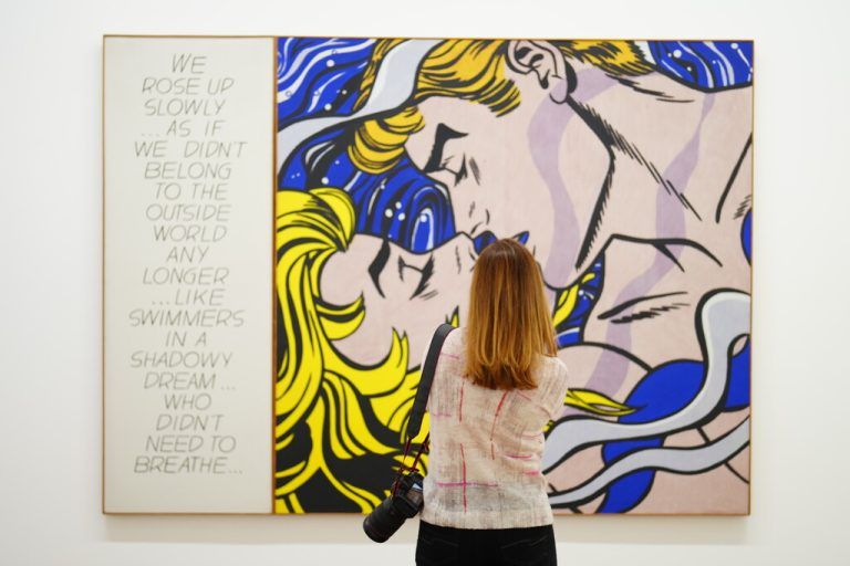 Die Ausstellung „Roy Lichtenstein - Zum 100. Geburtstag“ in der Albertina in Wien startet am Freitag. APA/GEORG HOCHMUTH