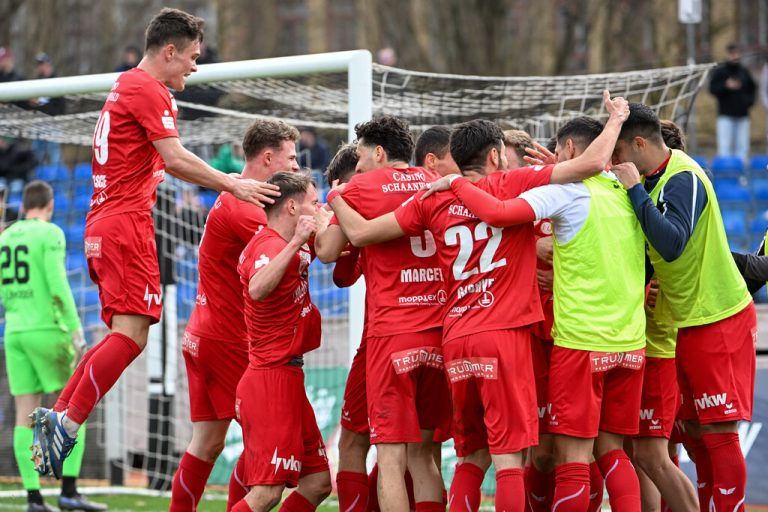 Die Dornbirner konnten am Sonntag in Bregenz jubeln. GEPA/LERCH
