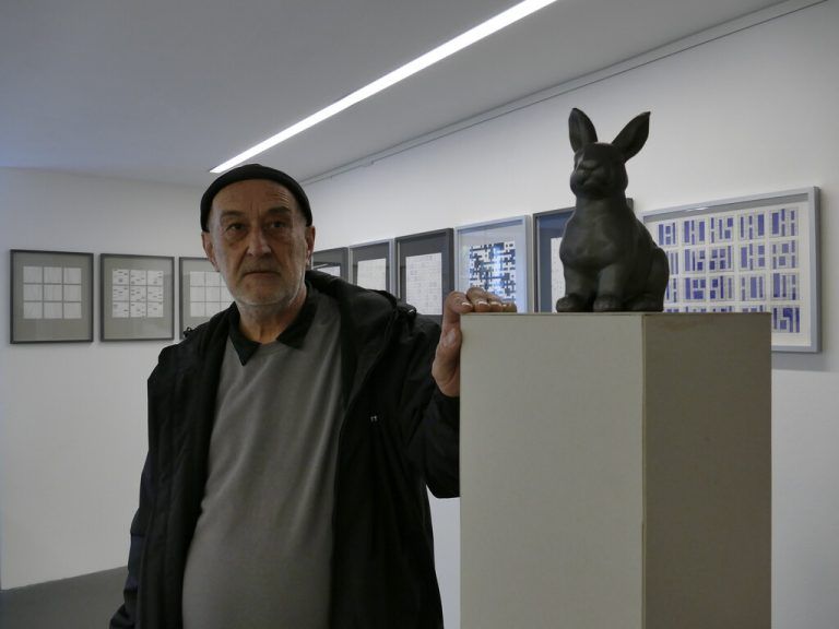 Hubert Matt und seine Werke in der Galerie.Z.Miriam Jaeneke (3)