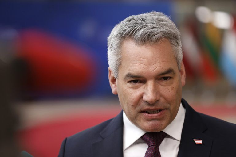 Österreichs Bundeskanzler Karl Nehammer (ÖVP).AP