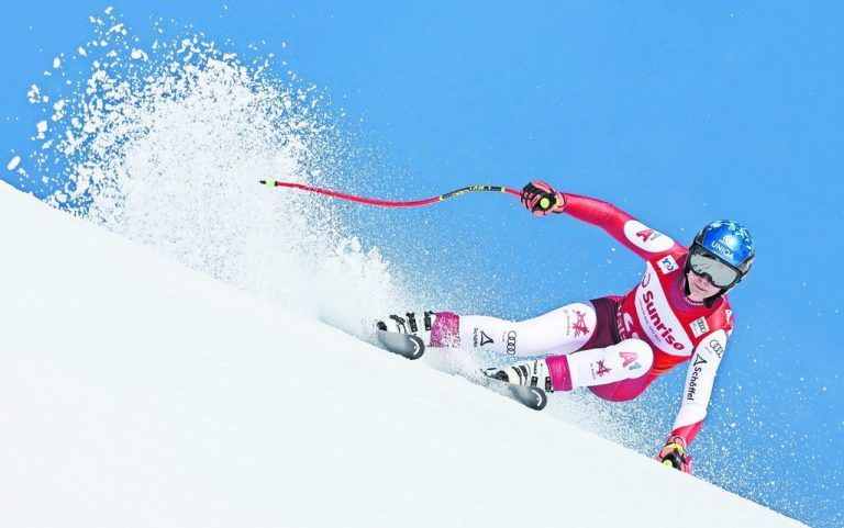 Scheyer dieser Tage beim Training in Crans Montana. GEPA