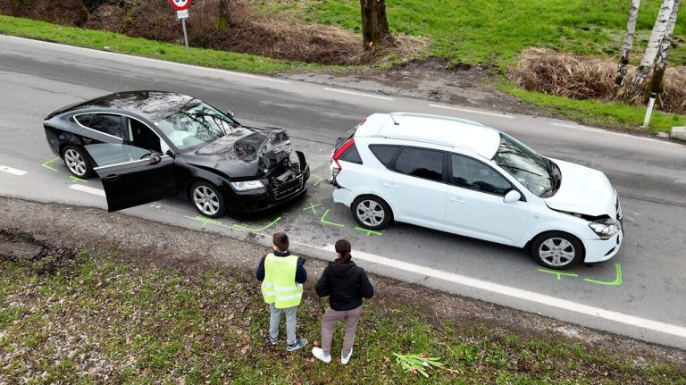 Zwei der drei beteiligten Fahrzeuge.maurice Shourot