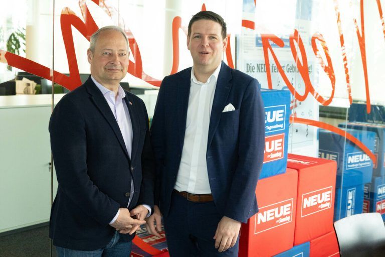 Andreas Schieder (l.)und Philipp Kreinbucher waren zu Gast im Medienhaus bei der NEUE.hartinger (5)
