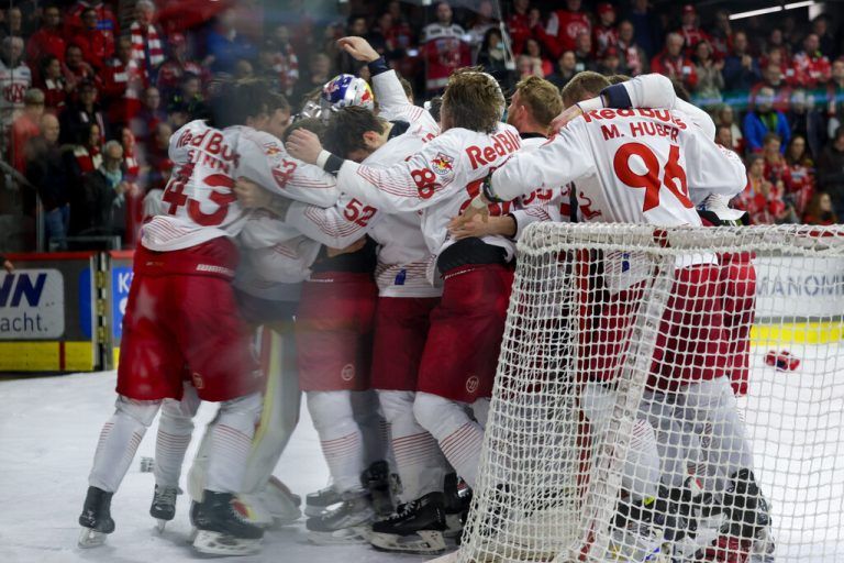 Den Salzburger ist gestern der Titel-Hattrick in der ICE Hockey League gelungen. GEPA