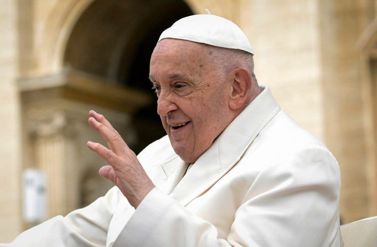 Der Papst bei der wöchentlichen Generalaudienz.APA/AFP/TIZIANA FABI