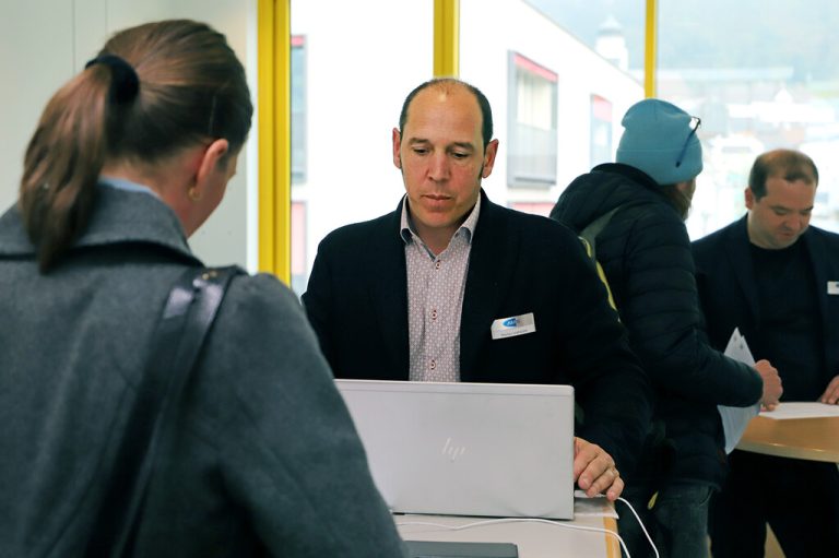 Die Jobbörse war gut besucht.AMS Vorarlberg