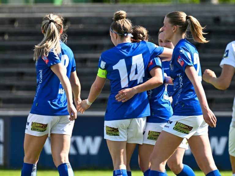 Es läuft für die SPG FC Lustenau/FC Dornbirn – der Klassenerhalt ist de facto fix. GEPA/Lerch