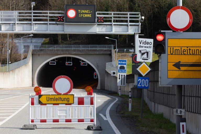 Im Tunnel sind wieder Arbeiten nötig. Klaus Hartinger