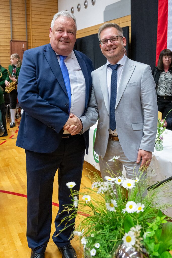 Karl Wutschitz (l.) übergab das Amt an Michael Schnetzer. lins.photography