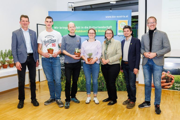 Landesrat Gantner gratulierte den Bio-Verbänden.hofmeister