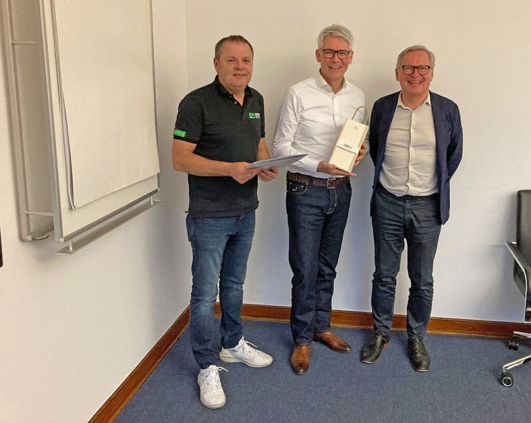Reinhard Linder, Dietmar Kaufmann und Michael Hollersbacher.wkv