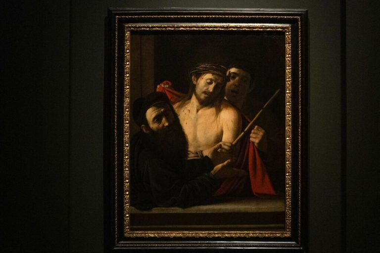 Caravaggios „Ecce Homo“. AFP/PIERRE-PHILIPPE MARCOU
