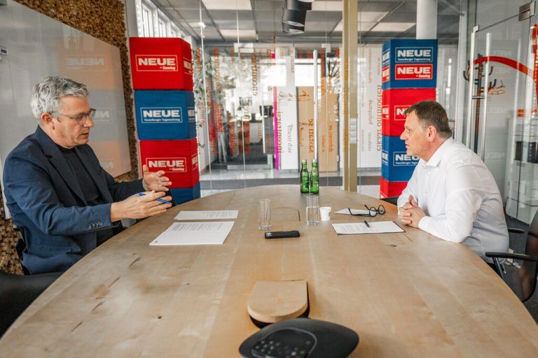 Christoph Thoma im ausführlichen NEUE-Interview.Rhomberg