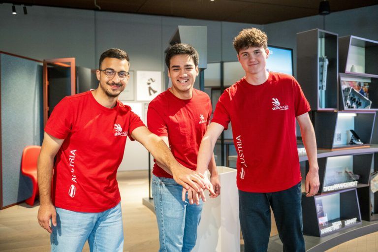 Das Vorarlberger WM-Trio: Sahin Berkay, Enes Kocabay und Lukas Fiel (von links).Beate Rhomberg