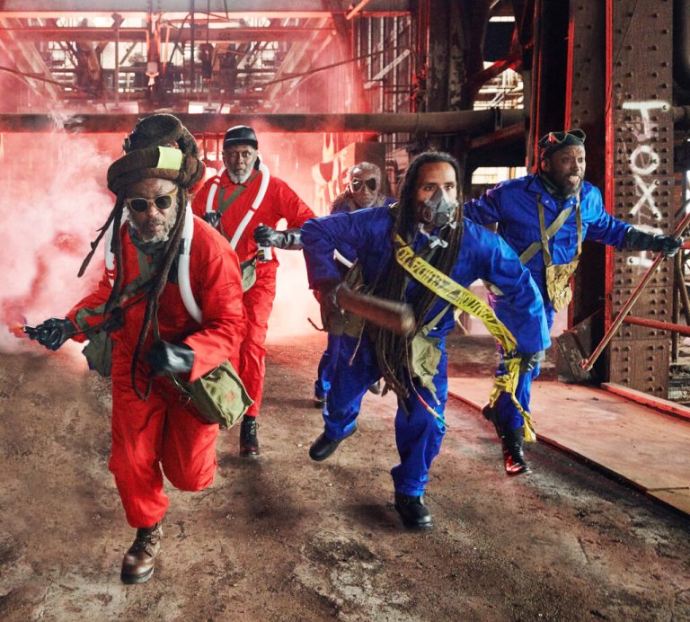 Die englische Reggae-Band Steel Pulse.Patrick Niddrie