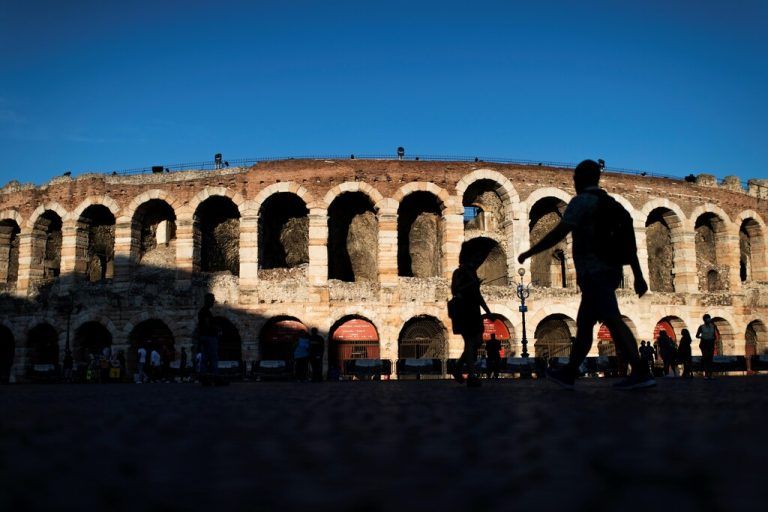 In der Arena von Verona wird Papst Franziskus an einer Veranstaltung teilnehmen.AFP