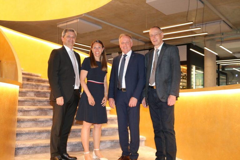 Michael Lipburger, Annette Göbel, Andreas Heckenblaikner und Hans-Peter Rubert.
