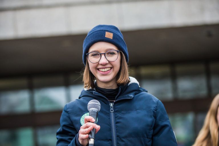 Sophia Hagleitner ist Sprecherin von Fridays for Future Vorarlberg.steurer