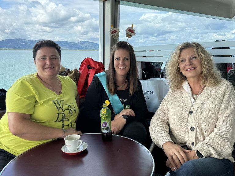 Team Jupident: Konni Sönser, Beate Dobler, und Conny Doller.