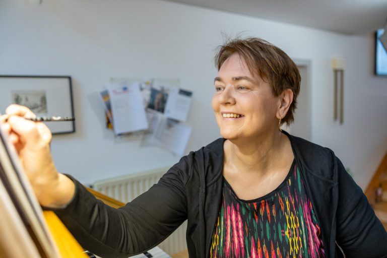 Wird ausgezeichnet: Komponistin Gerda Poppa. Julian Forte Fotografie