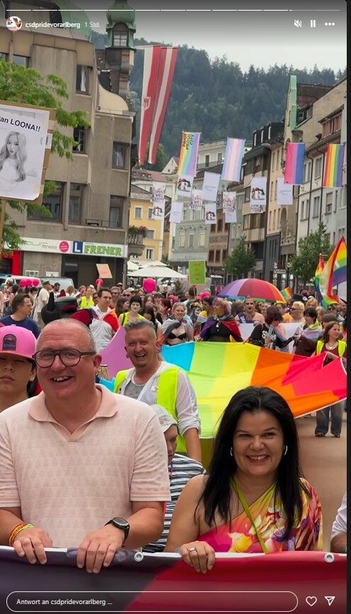 Bunte Stadt. Screenshot Insta/csdpridevorarlberg