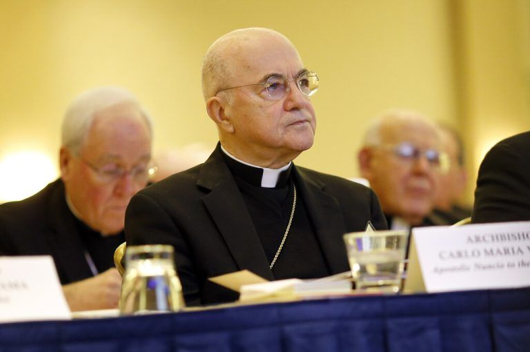 Carlo Maria Vigano.AP/Patrick Semansky