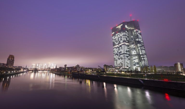 Der Hauptsitz der Europäischen Zentralbank in der deutschen Metropole Frankfurt.APA