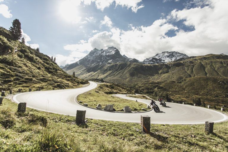 Die Silvretta-Hochalpenstraße ist eine spektakuläre Passroute zwischen Vorarlberg und Tirol.gsmt/christoph schoech