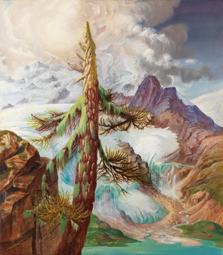 Otto Dix: Gletscher im Engadin (Bernina-Gletscher), 1938.2024, Pro Litteris Zürich