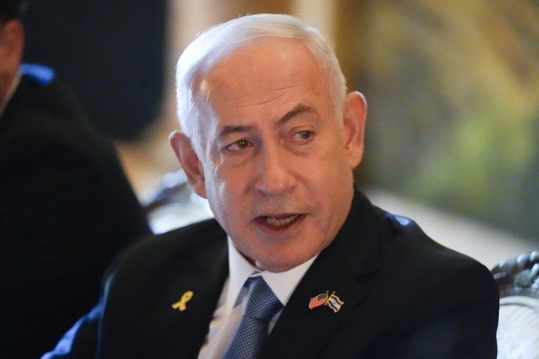 Benjamin Netanyahiu ist derzeit auf USA-Besuch. AP/Brandon